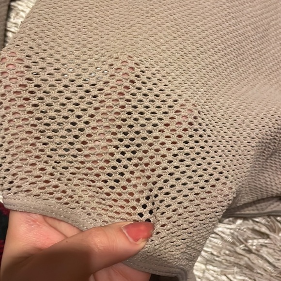 Nwt House London Dark Tan Fishnet Long‎ Sleeve Bodysuit size M/L - Picture 8 of 11